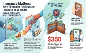 Massage Therapy Direct Billing 1 Infographic: Why Therapist Registration in Ontario Matters